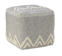Payden Cotton Geo Pouf