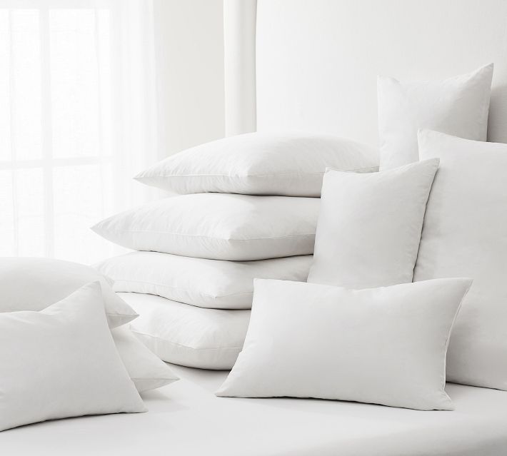 Down Feather Pillow Inserts Pottery Barn