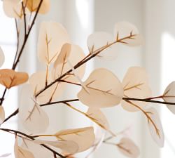 Faux Oversized Fading Eucalyptus Branch - 60&quot;