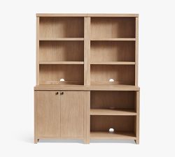 Modern Farmhouse Shelf with Mixed Cabinets (68&quot;)