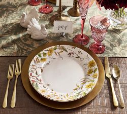 Bedford Harvest Turkey 12-Piece Stoneware Dinnerware Set