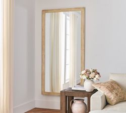 Field Handcrafted Wooden Rectangular Wall Mirror