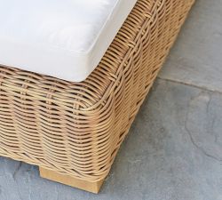 Huntington Wicker Outdoor Single Chaise Lounge