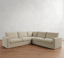 Westwood Square Arm 3-Piece L-Shaped Sectional (117&quot;)