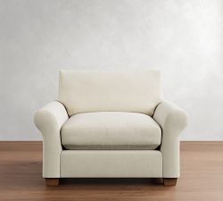 PB Comfort Modern Roll Arm Chair and a Half