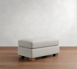 PB Comfort Modern Square Arm Ottoman and a Half