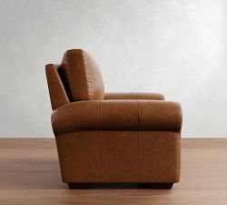 Big Sur Roll Arm Leather Power Recliner