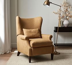 Champlain Roll Arm Leather Recliner