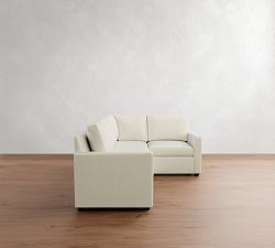 Cameron Modern Square Arm 3-Piece Sectional (99&quot;)