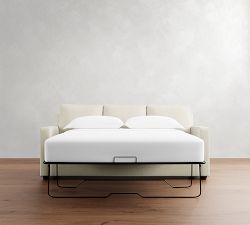 Cameron Modern Square Arm Sleeper Sofa with Air Topper (54&quot;&ndash;86&quot;)