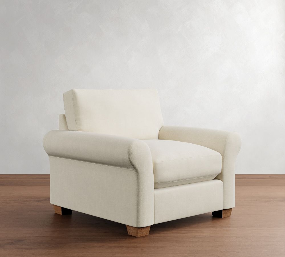 PB Comfort Modern Roll Arm Chair