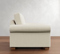 PB Comfort Modern Roll Arm Chair