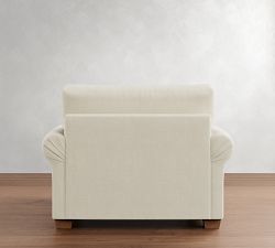 PB Comfort Modern Roll Arm Chair and a Half