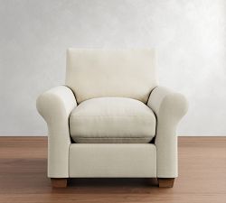 PB Comfort Modern Roll Arm Chair