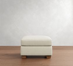 PB Comfort Modern Roll Arm Storage Ottoman