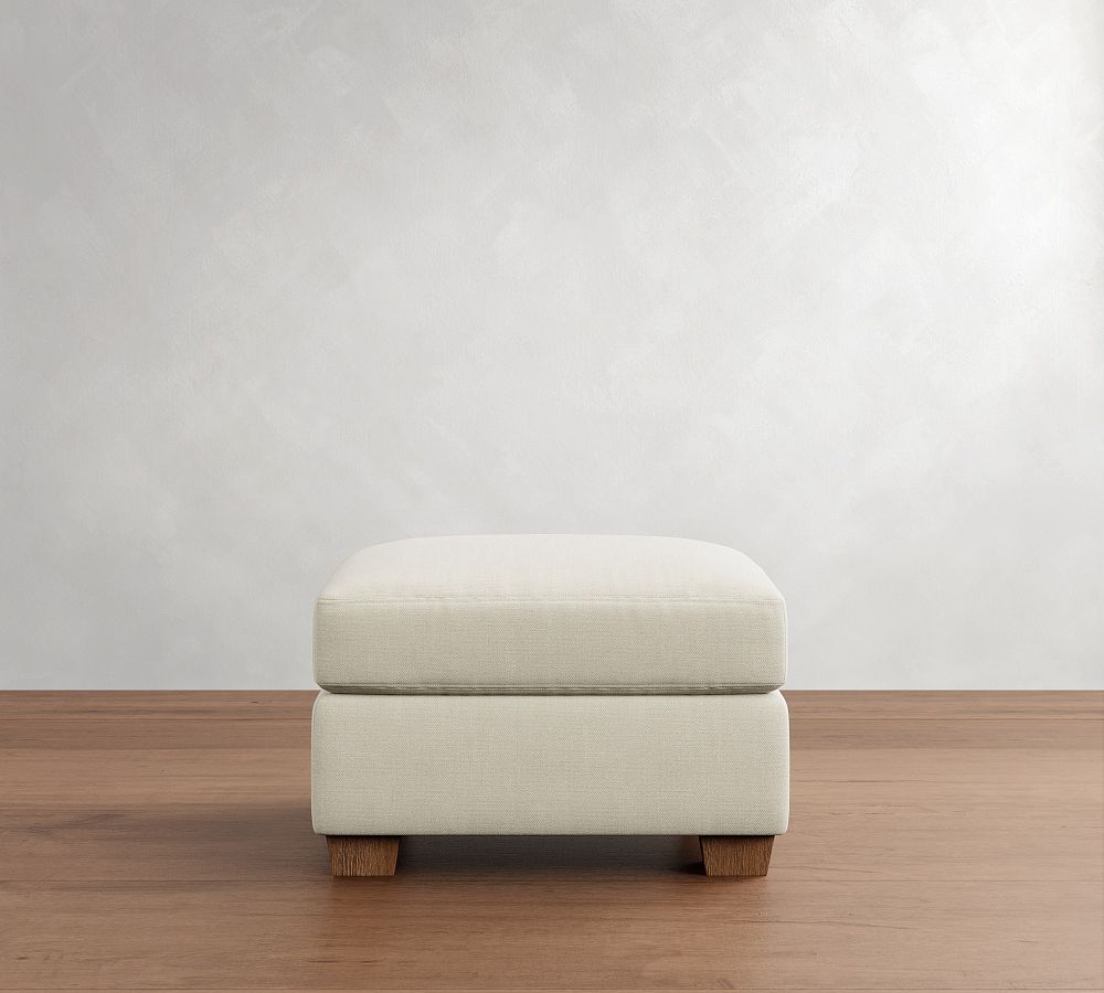 PB Comfort Modern Roll Arm Storage Ottoman