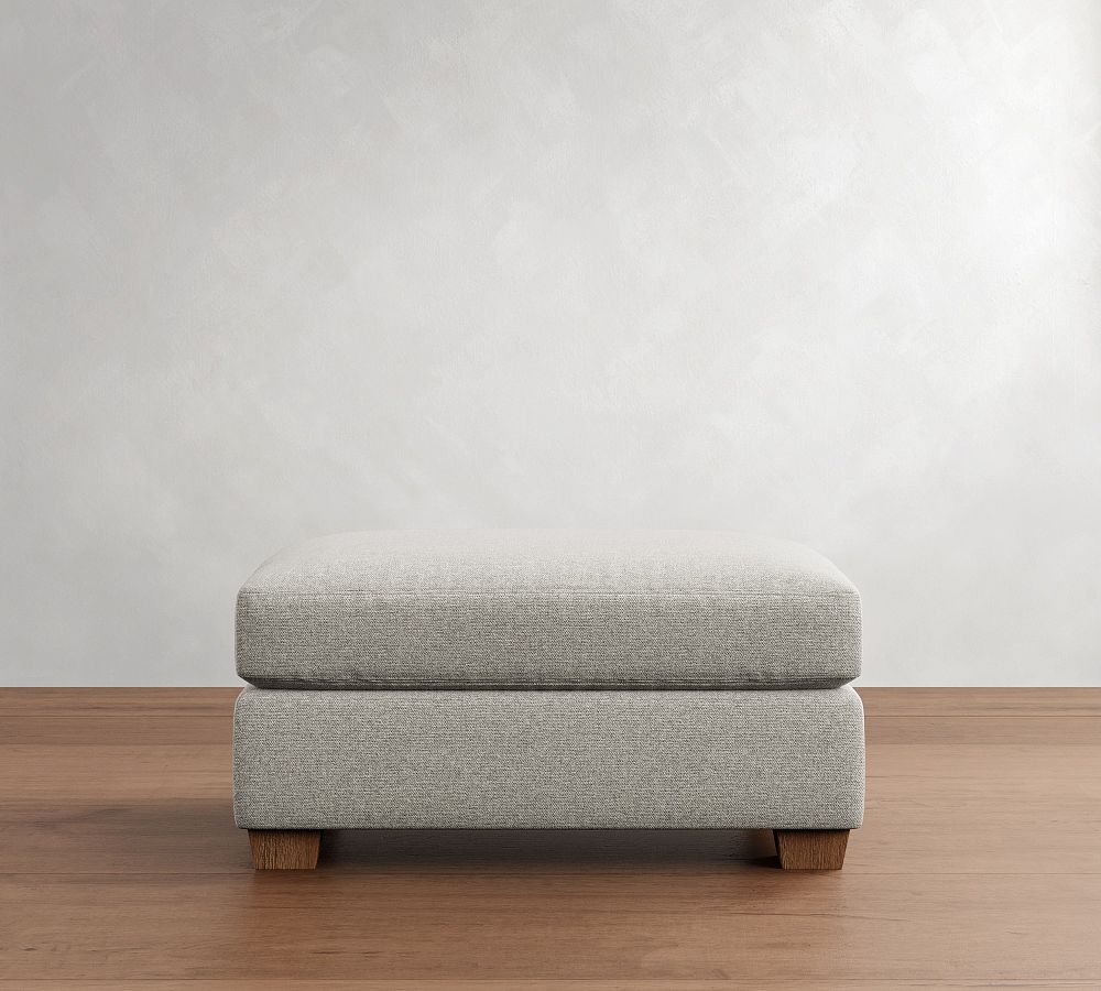 PB Comfort Modern Square Arm Ottoman and a Half