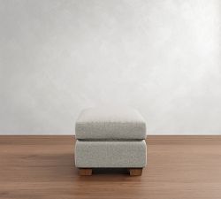 PB Comfort Modern Square Arm Ottoman and a Half