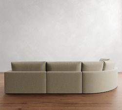 Westwood Square Arm 4-Piece Curved Wedge Sectional (151&quot;)