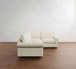PB Comfort Modern Roll Arm 3-Piece Sectional (115&quot;)