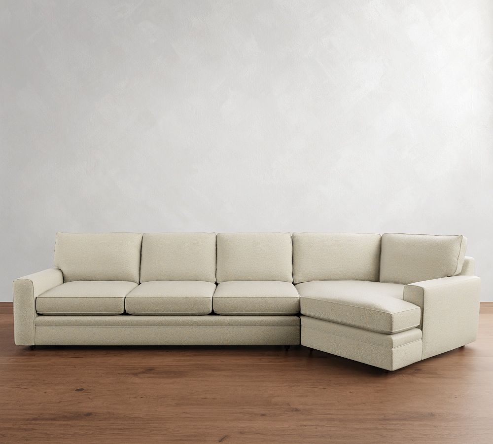 Pearce Square Arm Cuddle Chaise Sectional (135&quot;-165&quot;)
