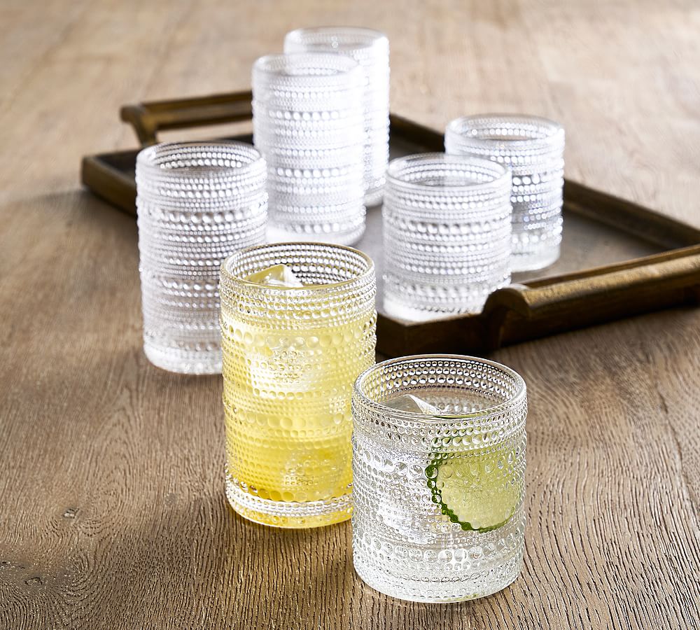 Jupiter Beaded Drinking Glasses - Set of 6