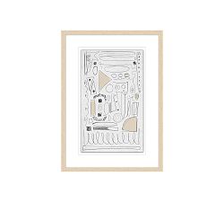 Contemplative Minimalism Framed Print
