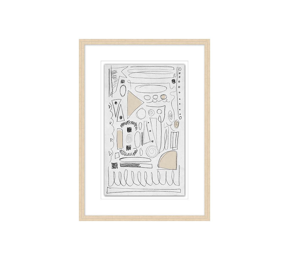 Contemplative Minimalism Framed Print