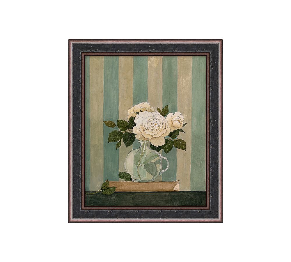 Glass Bottle Roses by Carleigh Courey
