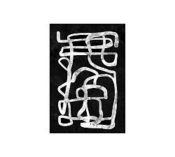 Mono Lines Framed Print