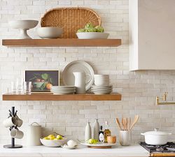 Open Box: Handcrafted Beige Marble Lazy Susan