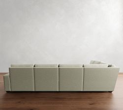 Big Sur Square Arm Power Reclining 6-Piece Chaise Sectional (152&quot;-164&quot;)