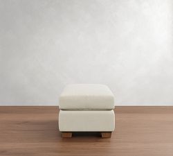 PB Comfort Modern Roll Arm Ottoman and a Half