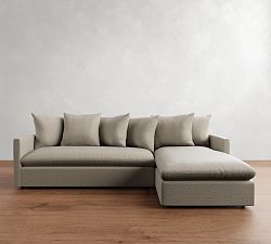 Union Scatterback Chaise Sectional (110&quot;)