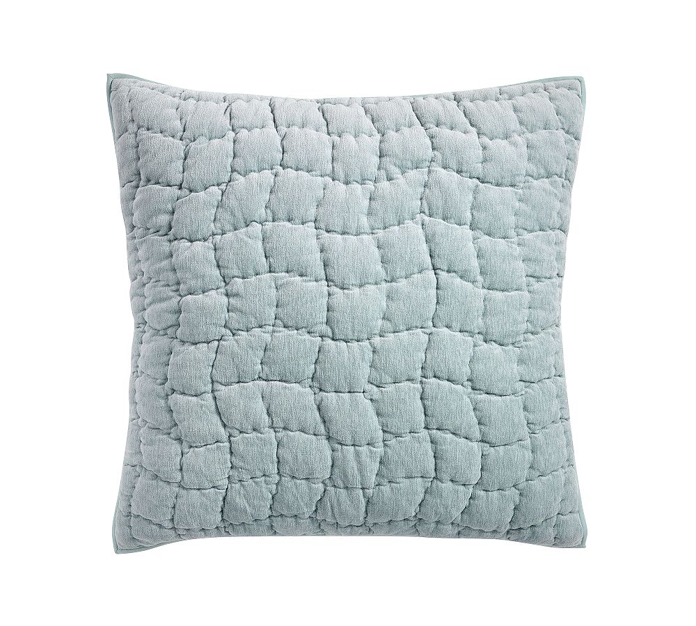 Cozy Cloud Quilted Sham - Chambray, Euro