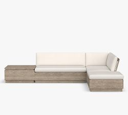Indio Eucalyptus Modern Platform 5-Piece Sectional (90&quot;)