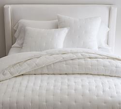 European Flax Linen Waffle Quilt