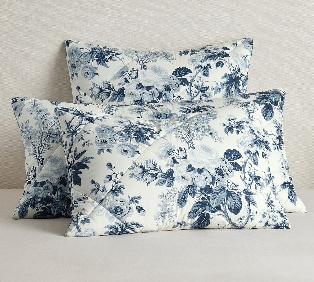 Garden Floral Percale Comforter Sham