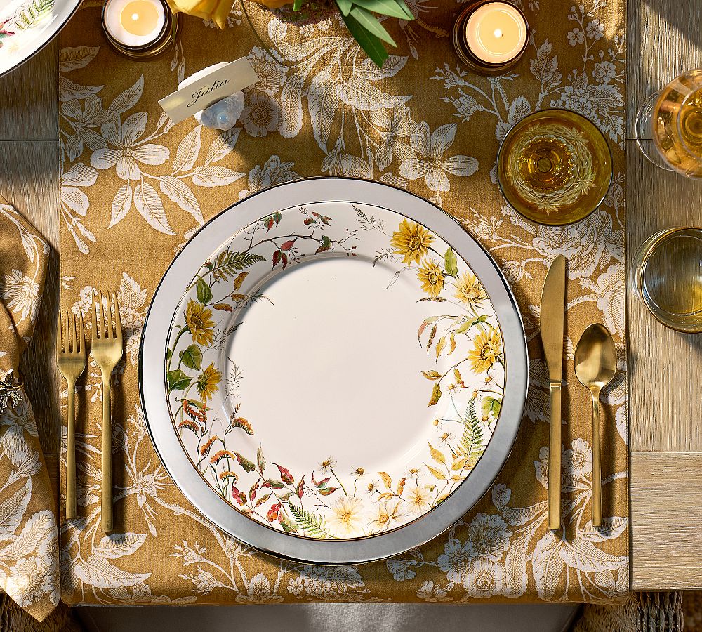 Bedford Harvest Stoneware Dinner Plates - Set of 4