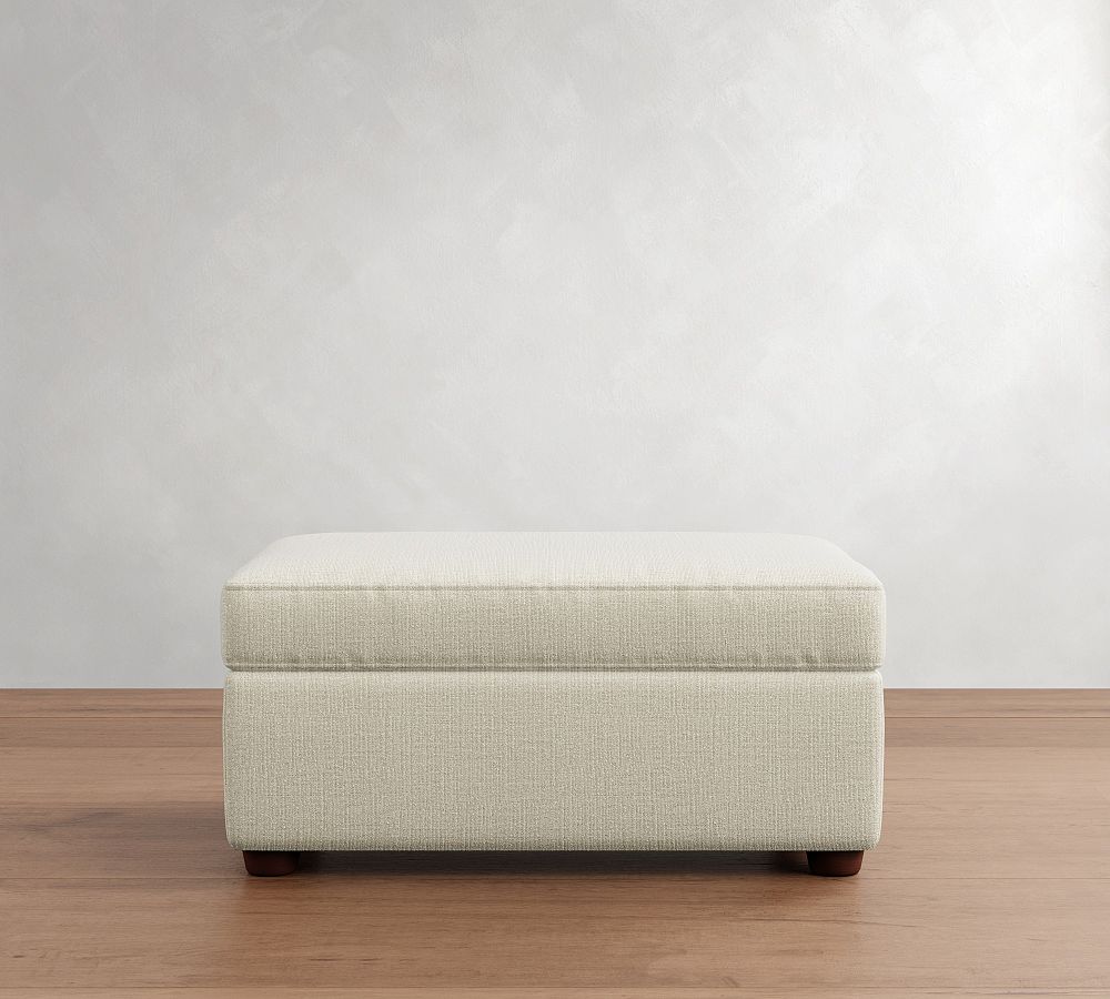 Cameron Modern Square Arm Ottoman and a Half