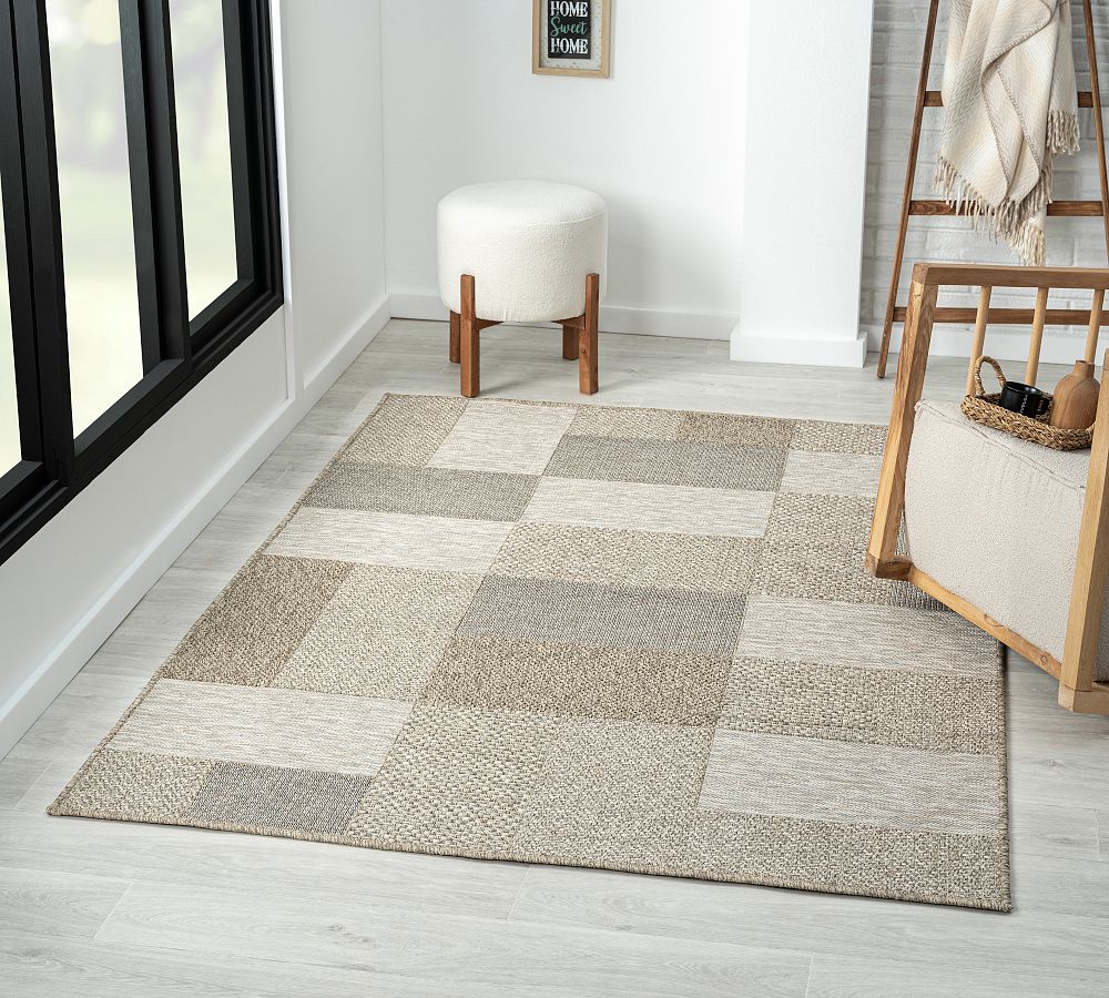 Kaysen Colorblock Outdoor Performance Rug