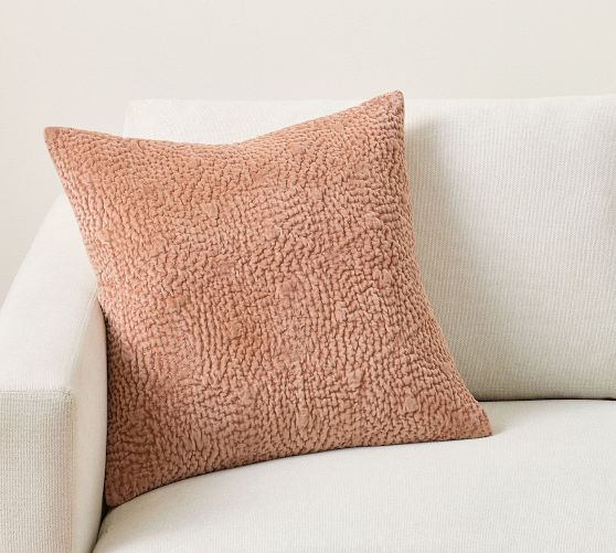 Follette Quilted Velvet Pillow