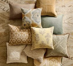Stellan Ikat Printed Lumbar Pillow