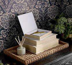 Stacked Linen Books