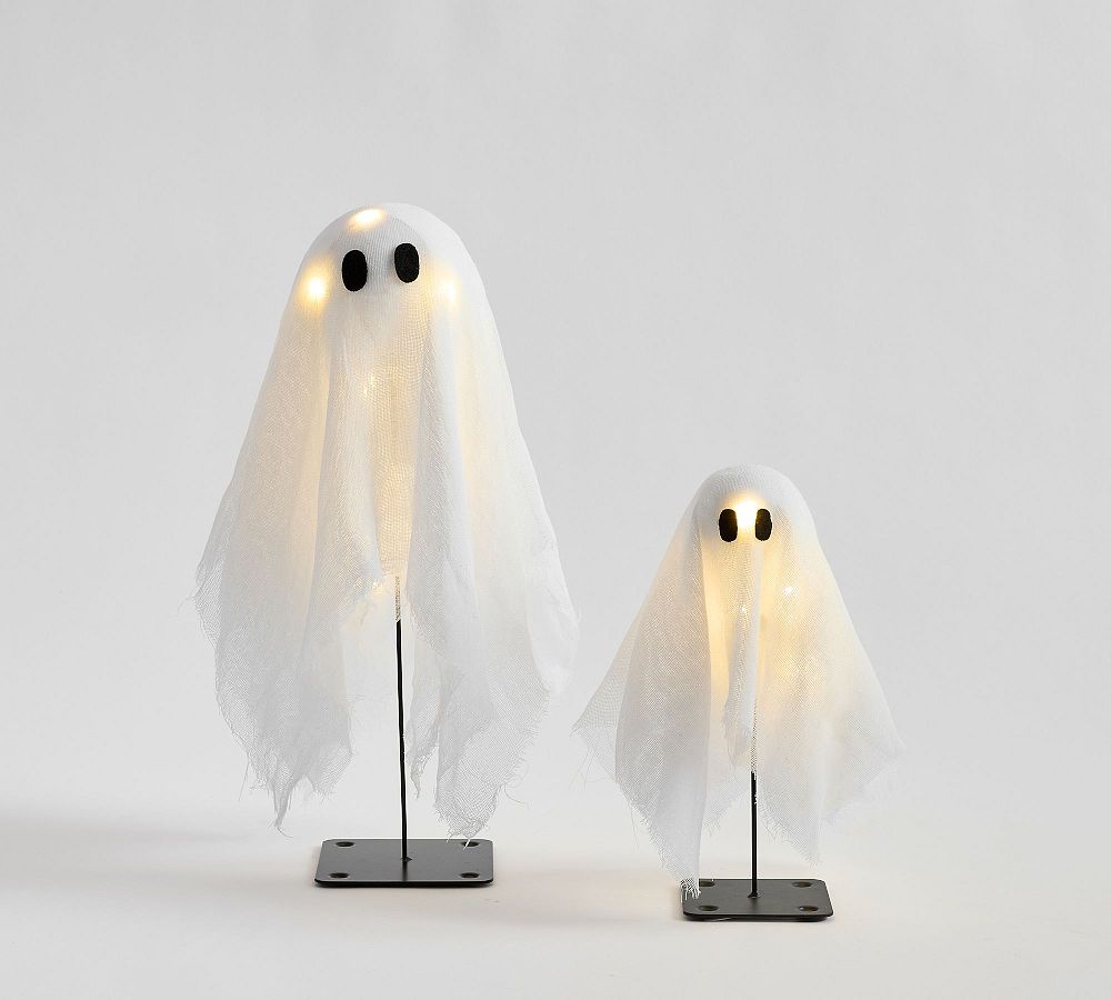 Lit Mini Ghosts - Set of 2
