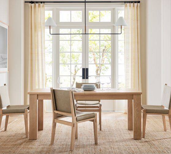 ダイニングテーブル　北欧　Findlay extension table Findlay Extending Dining Table | Pottery Barn