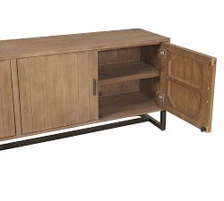 Lorena Pine Media Cabinet (79&quot;)