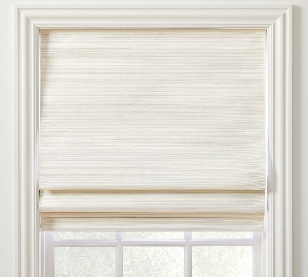 Custom Terrace Natural Roman Blackout Shade