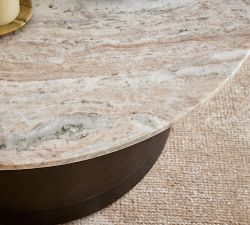 Solana Round Marble Coffee Table (36&quot;)