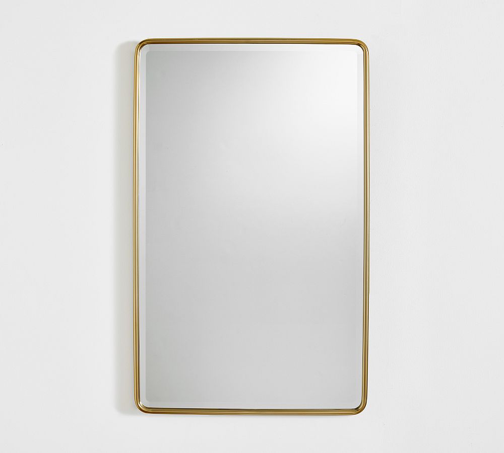 Vintage Recessed Medicine Cabinet - Vintage Brass, 21"x34"